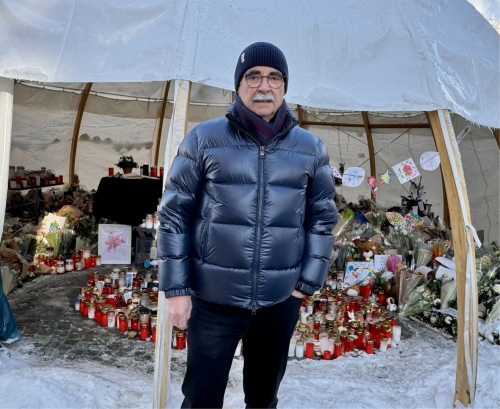 Gemeinsam mit anderen koordiniert Rot. Yves Duc, Präsident des RC Crans-Montana, die rotarische Hilfe